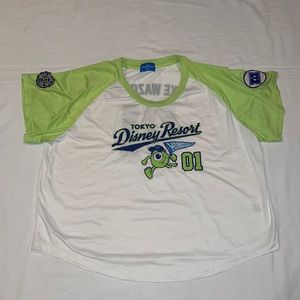 Tokyo Disney Resort Monsters University Basball T-shirt